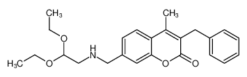 3-benzyl-7-(((2,2-diethoxyethyl)amino)methyl)-4-methyl-2H-chromen-2-one CAS:393812-79-8 manufacturer & supplier