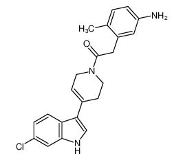 2-(5-amino-2-methylphenyl)-1-(4-(6-chloro-1H-indol-3-yl)-3,6-dihydropyridin-1(2H)-yl)ethan-1-one CAS:393837-06-4 manufacturer & supplier