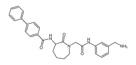 N-(1-(2-((3-(aminomethyl)phenyl)amino)-2-oxoethyl)-2-oxoazepan-3-yl)-[1,1'-biphenyl]-4-carboxamide CAS:393841-83-3 manufacturer & supplier