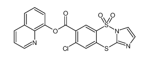 quinolin-8-yl 8-chlorobenzo[e]imidazo[1,2-b][1,4,2]dithiazine-7-carboxylate 5,5-dioxide CAS:393843-21-5 manufacturer & supplier