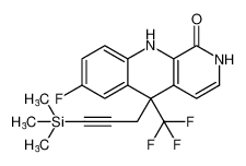 7-fluoro-5-(trifluoromethyl)-5-(3-(trimethylsilyl)prop-2-yn-1-yl)-5,10-dihydrobenzo[b][1,7]naphthyridin-1(2H)-one CAS:393862-49-2 manufacturer & supplier