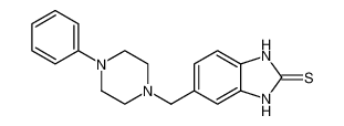 5-((4-phenylpiperazin-1-yl)methyl)-1,3-dihydro-2H-benzo[d]imidazole-2-thione CAS:394203-85-1 manufacturer & supplier