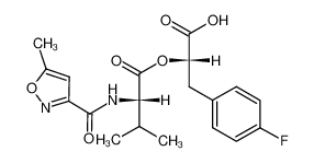 (S)-3-Methyl-2-[(5-methyl-isoxazole-3-carbonyl)-amino]-butyric acid (S)-1-carboxy-2-(4-fluoro-phenyl)-ethyl ester CAS:394217-83-5 manufacturer & supplier