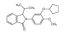 2-(3-(cyclopentyloxy)-4-methoxyphenyl)-3-isopropylisoindolin-1-one CAS:394222-53-8 manufacturer & supplier