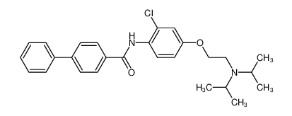 biphenyl-4-carboxylic acid [2-chloro-4-(2-diisopropylamino-ethoxy)-phenyl]-amide CAS:394248-80-7 manufacturer & supplier