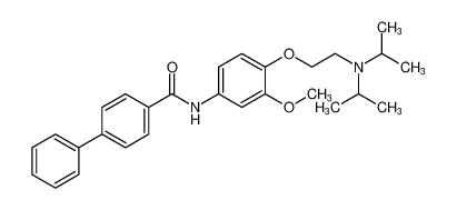 N-(4-(2-(diisopropylamino)ethoxy)-3-methoxyphenyl)-[1,1'-biphenyl]-4-carboxamide CAS:394248-93-2 manufacturer & supplier