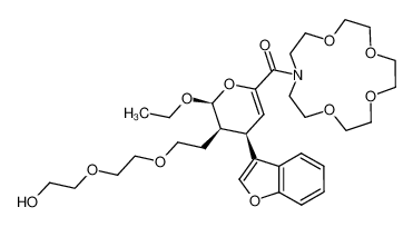 ((2S,3R,4R)-4-(benzofuran-3-yl)-2-ethoxy-3-(2-(2-(2-hydroxyethoxy)ethoxy)ethyl)-3,4-dihydro-2H-pyran-6-yl)(1,4,7,10-tetraoxa-13-azacyclopentadecan-13-yl)methanone CAS:394253-71-5 manufacturer & supplier