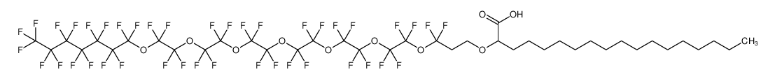 6,6,8,8,9,9,11,11,12,12,14,14,15,15,17,17,18,18,20,20,21,21,23,23,24,24,26,26,27,27,28,28,29,29,30,30,31,31,32,32,32-hentetracontafluoro-2-hexadecyl-3,7,10,13,16,19,22,25-octaoxadotriacontanoic acid CAS:394253-96-4 manufacturer & supplier
