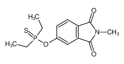 Diethyl-phosphinothioic acid O-(2-methyl-1,3-dioxo-2,3-dihydro-1H-isoindol-5-yl) ester CAS:3946-00-7 manufacturer & supplier