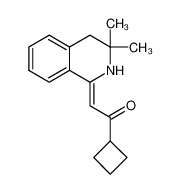 (Z)-2-(3,3-dimethyl-3,4-dihydro-(2H)-isoquinolin-1-ylidene)-1-cyclobutylethan-1-one CAS:394647-30-4 manufacturer & supplier