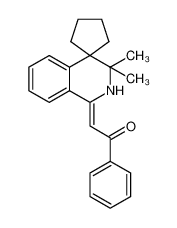 (Z)-2-(spiro[3,3-dimethyl-3,4-dihydro-(2H)-isoquinolin-4,1'-cyclopentan]-1-ylidene)-1-phenylethan-1-one CAS:394648-00-1 manufacturer & supplier