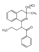 2-(3,3-dimethyl-3,4-dihydroisoquinolin-1-yl)-1-phenylpentan-1-one hydrochloride CAS:394648-08-9 manufacturer & supplier