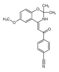 (Z)-2-(7-methoxy-3,3-dimethyl-4-oxa-3,4-dihydro-(2H)-isoquinolin-1-ylidene)-1-(4-cyanophenyl)ethan-1-one CAS:394648-59-0 manufacturer & supplier