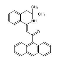 (Z)-2-(3,3-dimethyl-3,4-dihydro-(2H)-isoquinolin-1-ylidene)-1-(anthracen-9-yl)ethan-1-one CAS:394648-95-4 manufacturer & supplier