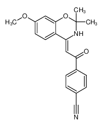 (Z)-2-(6-methoxy-3,3-dimethyl-4-oxa-3,4-dihydro-(2H)-isoquinolin-1-ylidene)-1-(4-cyanophenyl)ethan-1-one CAS:394649-41-3 manufacturer & supplier