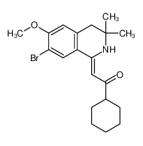 (Z)-2-(7-bromo-6-methoxy-3,3-dimethyl-3,4-dihydro-(2H)-isoquinolin-1-ylidene)-1-cyclohexylethan-1-one CAS:394650-05-6 manufacturer & supplier