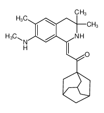 (Z)-2-(7-methylamino-3,3,6-trimethyl-3,4-dihydro-(2H)-isoquinolin-1-ylidene)-1-(adamantan-1-yl)ethan-1-one CAS:394650-14-7 manufacturer & supplier