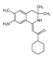 (Z)-2-(7-amino-3,3,6-trimethyl-3,4-dihydro-(2H)-isoquinolin-1-ylidene)-1-cyclohexylethan-1-one CAS:394651-00-4 manufacturer & supplier