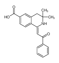 (Z)-2-(6-carboxy-3,3-dimethyl-3,4-dihydro-(2H)-isoquinolin-1-ylidene)-1-phenylethan-1-one CAS:394651-02-6 manufacturer & supplier