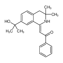 (Z)-2-(7-(1-hydroxy-1-methylethyl)-3,3-dimethyl-3,4-dihydro-(2H)-isoquinolin-1-ylidene)-1-phenylethan-1-one CAS:394651-31-1 manufacturer & supplier