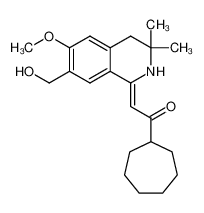 (Z)-2-(7-hydroxymethyl-6-methoxy-3,3-dimethyl-3,4-dihydro-(2H)-isoquinolin-1-ylidene)-1-cycloheptylethan-1-one CAS:394651-96-8 manufacturer & supplier