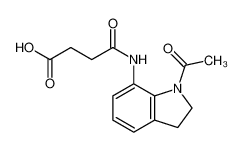 4-[(1-acetyl-2,3-dihydroindol-7-yl)amino]-4-oxobutanoic acid CAS:394654-07-0 manufacturer & supplier