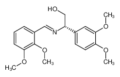 (2S)-(-)-2-[(E)-2,3-dimethoxybenzylideneamino]-2-(3,4-dimethoxyphenyl)ethanol CAS:394739-96-9 manufacturer & supplier