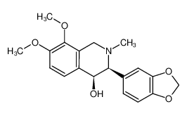 (3S,4S)-(-)-7,8-dimethoxy-2-methyl-3-(3,4-methylenedioxyphenyl)-1,2,3,4-tetrahydroisoquinolin-4-ol CAS:394740-03-5 manufacturer & supplier