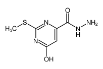 2-methylsulfanyl-6-oxo-1,6-dihydro-pyrimidine-4-carboxylic acid hydrazide CAS:39479-26-0 manufacturer & supplier