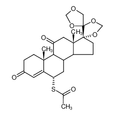 6α-Acetylmercapto-17α,20:20,21-bis-methylendioxy-pregnen-(4)-dion-(3,11) CAS:3948-89-8 manufacturer & supplier