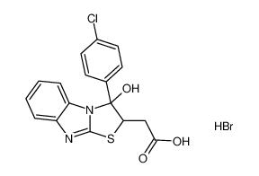 2-(3-(4-chlorophenyl)-3-hydroxy-2,3-dihydrobenzo[4,5]imidazo[2,1-b]thiazol-2-yl)acetic acid hydrobromide CAS:39481-06-6 manufacturer & supplier