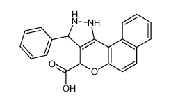 3-phenyl-2,3,3a,4-tetrahydro-benzo[5,6]chromeno[4,3-c]pyrazole-4-carboxylic acid CAS:39497-93-3 manufacturer & supplier