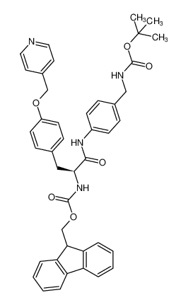 (9H-fluoren-9-yl)methyl (S)-(1-((4-(((tert-butoxycarbonyl)amino)methyl)phenyl)amino)-1-oxo-3-(4-(pyridin-4-ylmethoxy)phenyl)propan-2-yl)carbamate CAS:395062-80-3 manufacturer & supplier