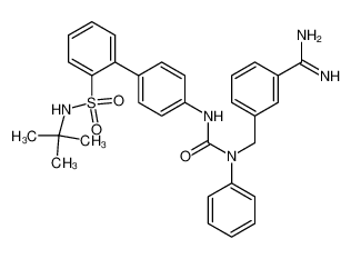 1-(3-amidinobenzyl)-3-(2'-tert-butylsulfamoylbiphenyl-4-yl)-1-phenylurea CAS:395067-71-7 manufacturer & supplier