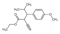 2-Cyano-3-isopropyl-3-(p-methoxyphenyl)propionsaeureaethylester CAS:39510-07-1 manufacturer & supplier