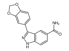 3-(2H-Benzo[d]1,3-Dioxolen-5-Yl)-1H-Indazole-5-Carboxamide CAS:395104-04-8 manufacturer & supplier