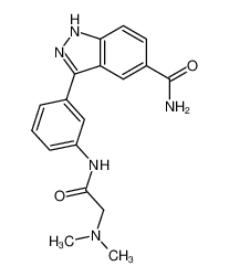 3-{3-[2-(Dimethylamino)acetylamino]Phenyl}-1H-Indazole-5-Carboxamide CAS:395105-50-7 manufacturer & supplier