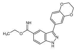 ethyl 3-(2,3-dihydrobenzo[b][1,4]dioxin-6-yl)-1H-indazole-5-carbimidate CAS:395108-24-4 manufacturer & supplier