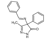 4-benzylideneamino-5-methyl-4-phenyl-2,4-dihydro-pyrazol-3-one CAS:39512-96-4 manufacturer & supplier