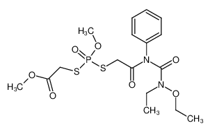 methyl 2-((((2-(3-ethoxy-3-ethyl-1-phenylureido)-2-oxoethyl)thio)(methoxy)phosphoryl)thio)acetate CAS:39516-13-7 manufacturer & supplier