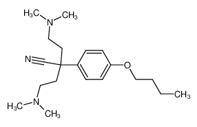 2-(4-Butoxy-phenyl)-4-dimethylamino-2-(2-dimethylamino-ethyl)-butyronitrile CAS:39518-40-6 manufacturer & supplier