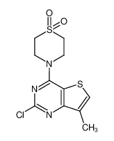 2-chloro-4-(1,1-dioxo-1λ6-thiomorpholin-4-yl)-7-methyl-thieno[3,2-d]pyrimidine CAS:39541-05-4 manufacturer & supplier