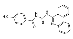 1-(4-Methyl-benzoyl)-3-{phenyl-[(Z)-phenylimino]-methyl}-thiourea CAS:39544-45-1 manufacturer & supplier