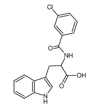 2-(3-Chloro-benzoylamino)-3-(1H-indol-3-yl)-propionic acid CAS:39545-07-8 manufacturer & supplier