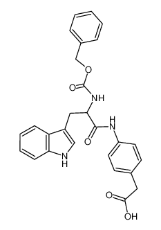 {4-[2-Benzyloxycarbonylamino-3-(1H-indol-3-yl)-propionylamino]-phenyl}-acetic acid CAS:39545-20-5 manufacturer & supplier