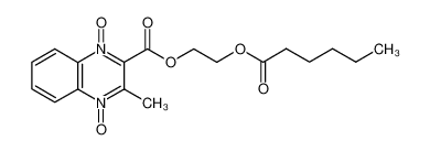 3-methyl-1,4-dioxy-quinoxaline-2-carboxylic acid 2-hexanoyloxy-ethyl ester CAS:39559-19-8 manufacturer & supplier