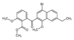 methyl 2-(4-bromo-7-ethyl-1-methoxy-2-naphthoyl)-6-methoxybenzoate CAS:39559-35-8 manufacturer & supplier