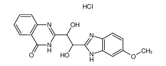 2-[1,2-Dihydroxy-2-(6-methoxy-1H-benzoimidazol-2-yl)-ethyl]-3H-quinazolin-4-one; hydrochloride CAS:39561-08-5 manufacturer & supplier