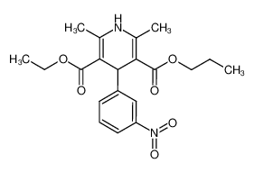 2,6-Dimethyl-4-(3-nitro-phenyl)-1,4-dihydro-pyridine-3,5-dicarboxylic acid 3-ethyl ester 5-propyl ester CAS:39562-84-0 manufacturer & supplier