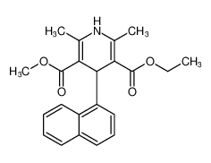 3-ethyl 5-methyl 2,6-dimethyl-4-(naphthalen-1-yl)-1,4-dihydropyridine-3,5-dicarboxylate CAS:39562-91-9 manufacturer & supplier